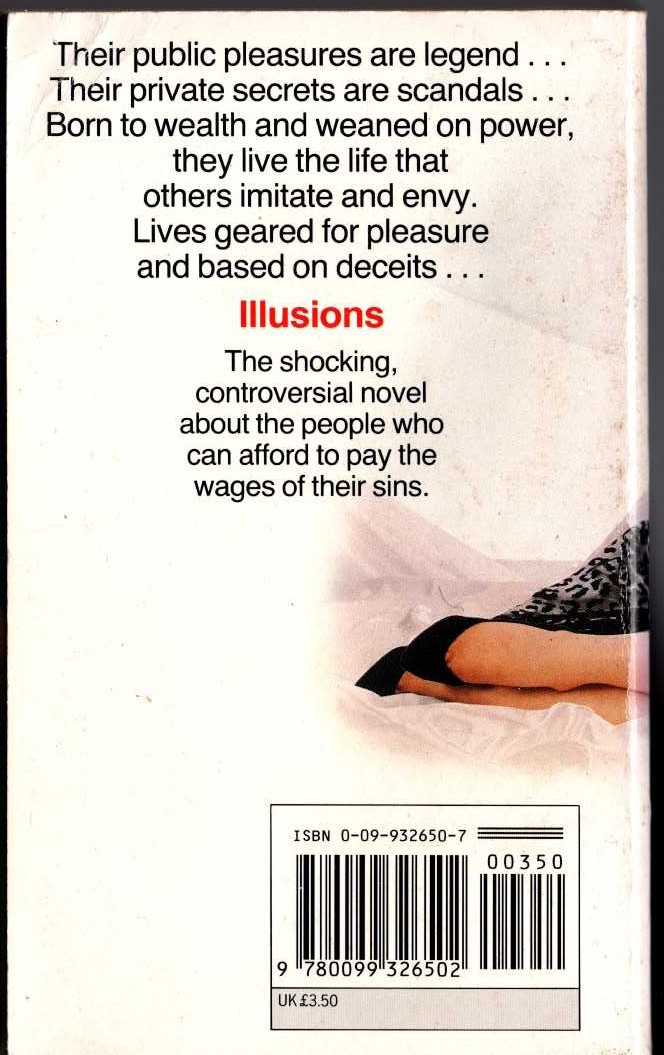 Barney Leason  ILLUSIONS magnified rear book cover image