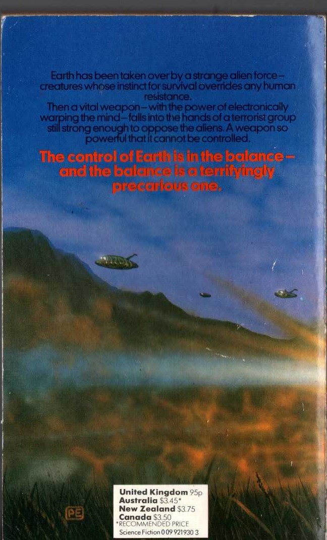 (Philip K.Dick and Ray Nelson) THE GANYMEDE TAKEOVER magnified rear book cover image
