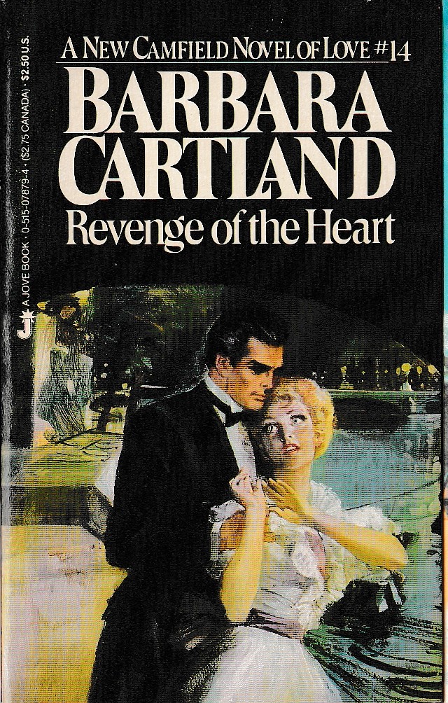 Barbara Cartland  REVENGE OF THE HEART front book cover image