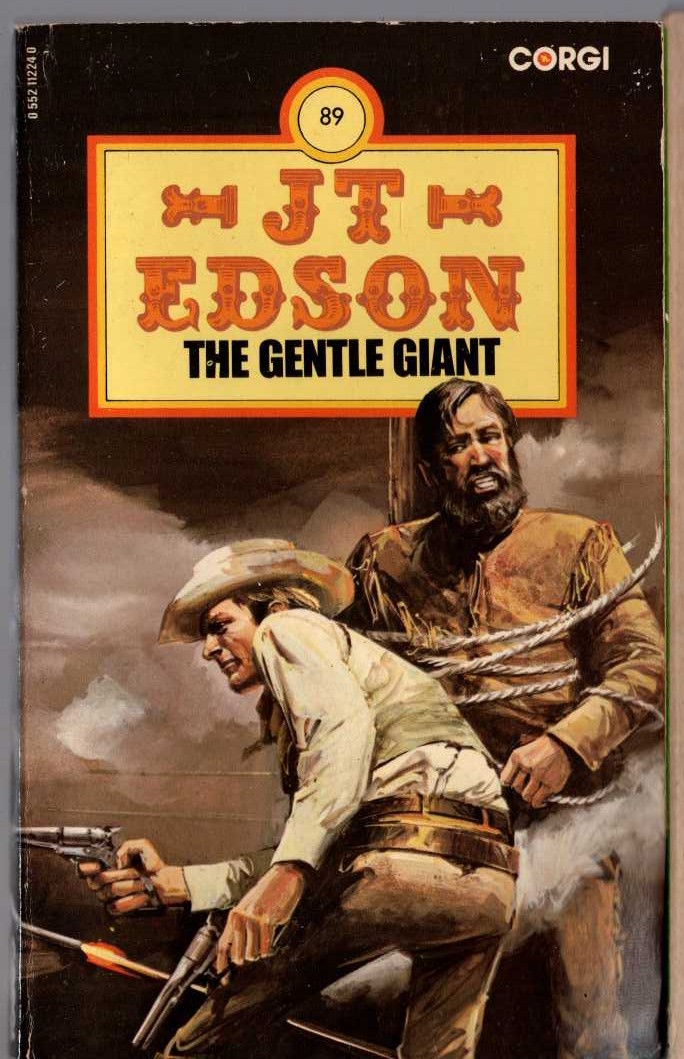 J.T. Edson  THE GENTLE GIANT front book cover image