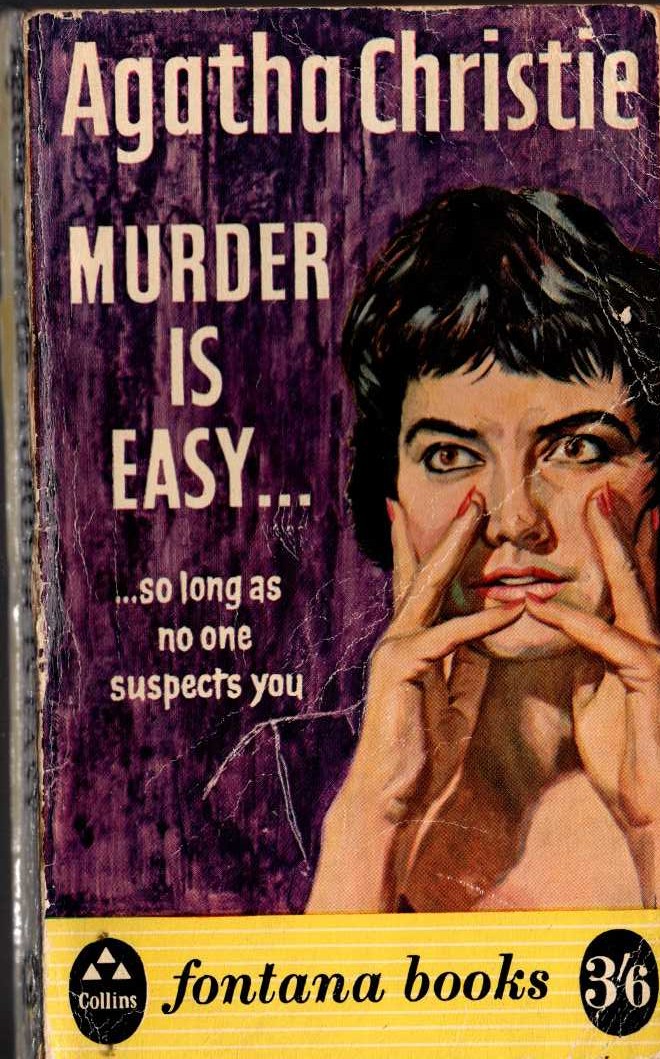 Agatha Christie  MURDER IS EASY front book cover image