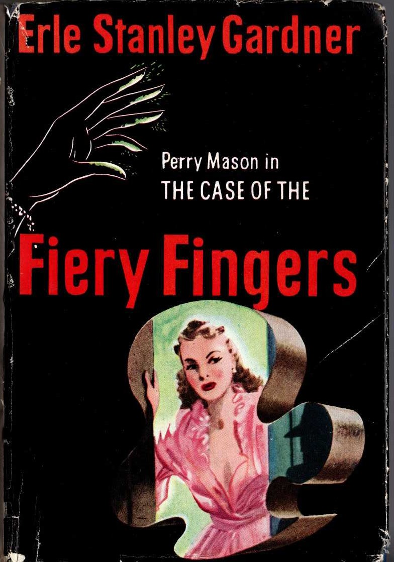 THE CASE OF THE FIERY FINGERS front book cover image