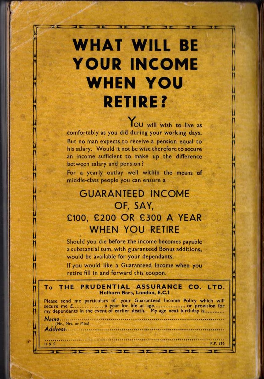Mrs Baillie Reynolds  THE SPELL OF SARNIA magnified rear book cover image