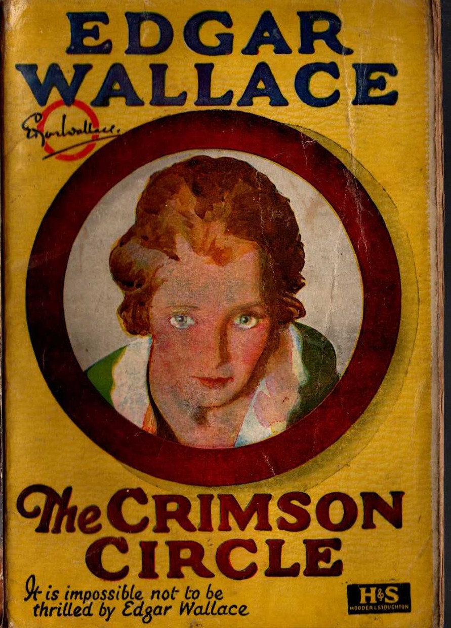 Edgar Wallace  THE CRIMSON CIRCLE front book cover image
