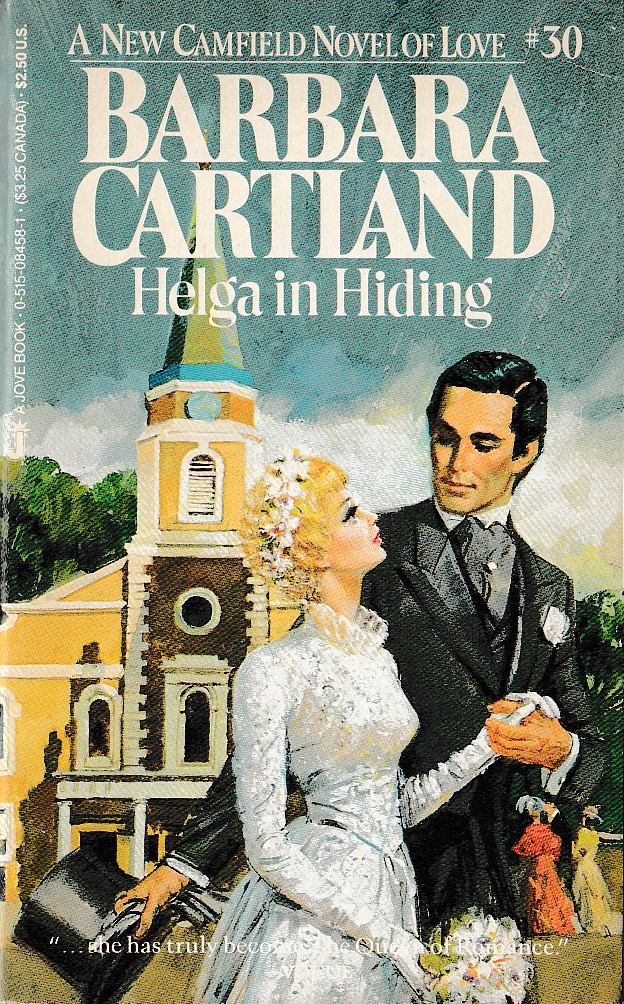 Barbara Cartland  HELGA IN HIDING front book cover image