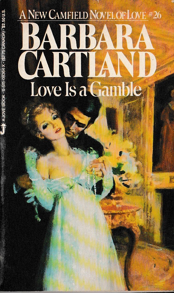 Barbara Cartland  LOVE IS A GAMBLE front book cover image