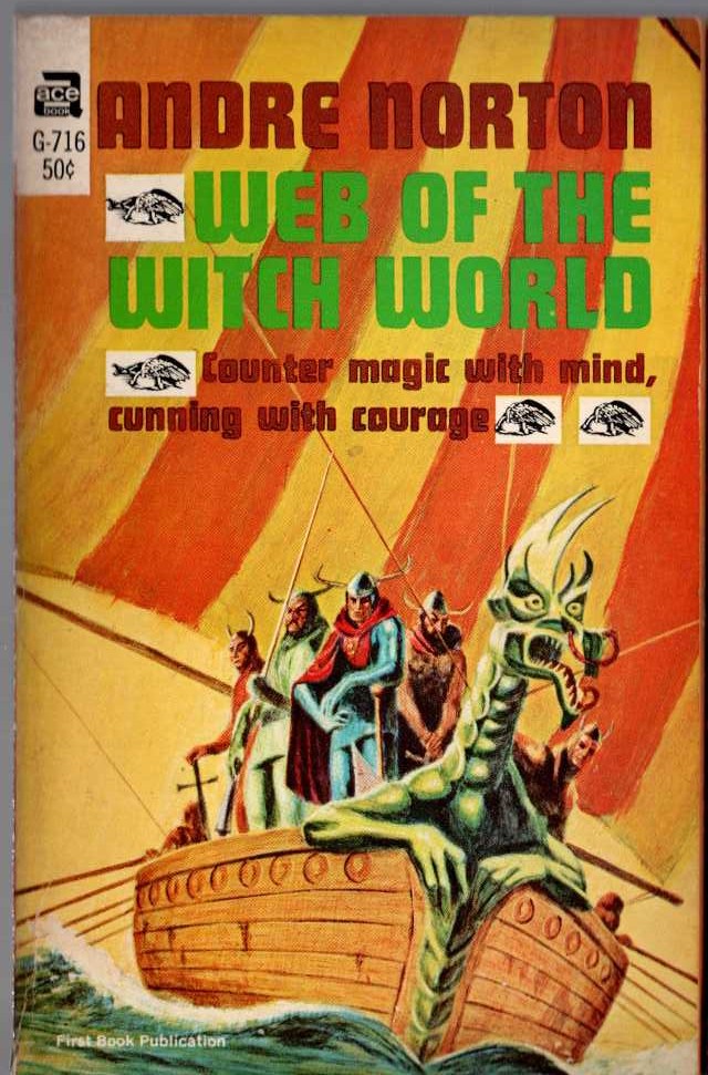 Andre Norton  WEB OF THE WITCH WORLD front book cover image