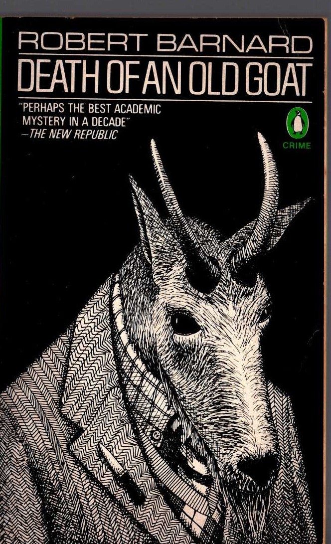 Robert Barnard  DEATH OF AN OLD GOAT front book cover image
