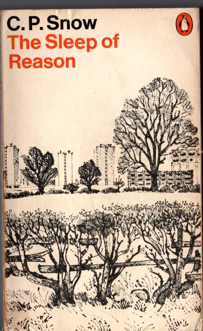 C.P. Snow  THE SLEEP OF REASON front book cover image
