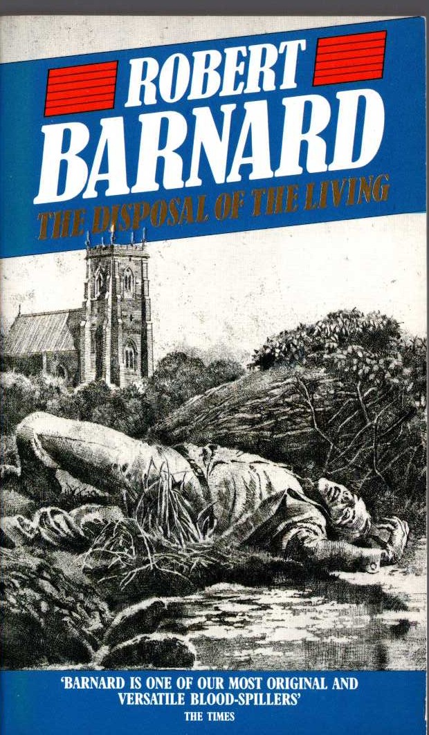 Robert Barnard  THE DISPOSAL OF THE LIVING front book cover image