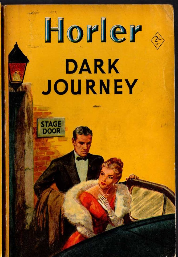 Sydney Horler  DARK JOURNEY front book cover image
