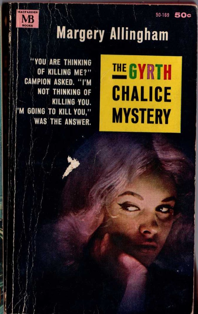 Margery Allingham  THE GYRTH CHALICE MYSTERY front book cover image