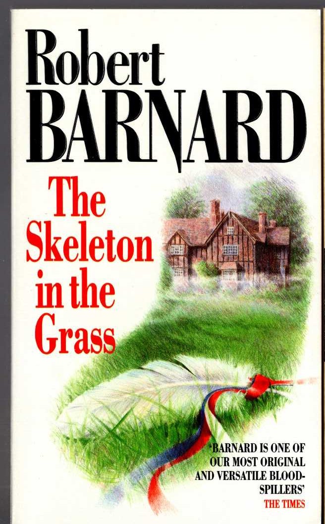 Robert Barnard  THE SKELETON IN THE GRASS front book cover image