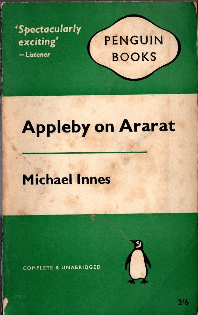 Michael Innes  APPLEBY ON ARARAT front book cover image