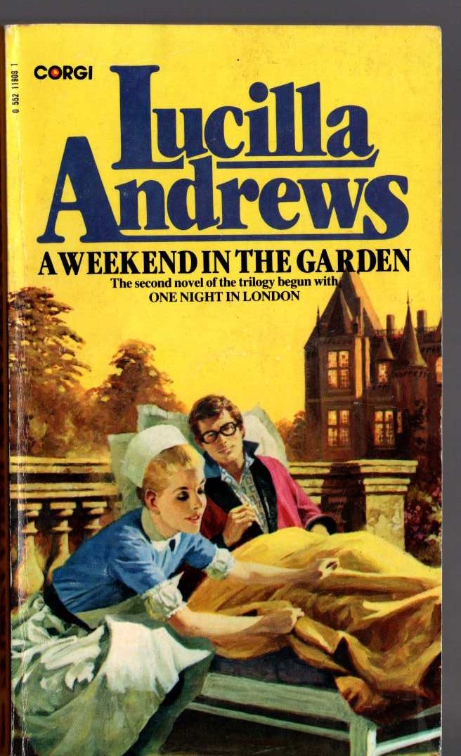 Lucilla Andrews  A WEEKEND IN THE GARDEN front book cover image
