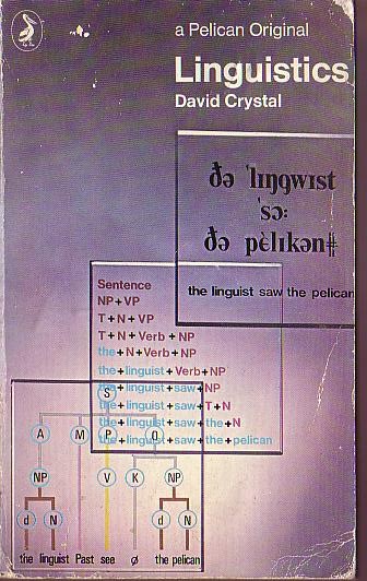LINGUISTICS by David Crystal front book cover image
