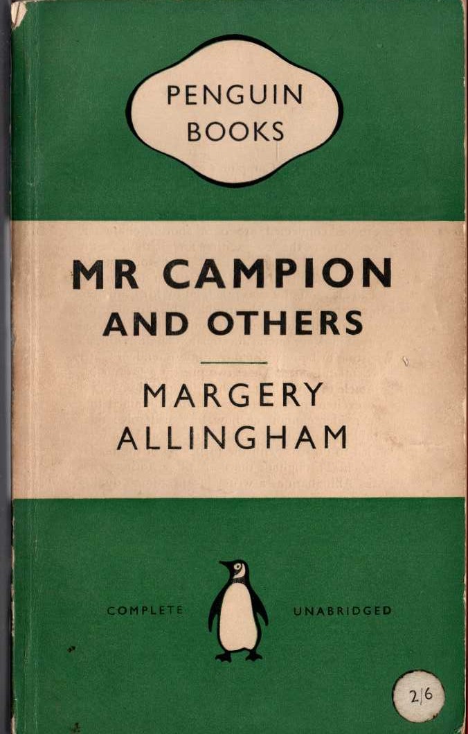 Margery Allingham  MR CAMPION AND OTHERS front book cover image