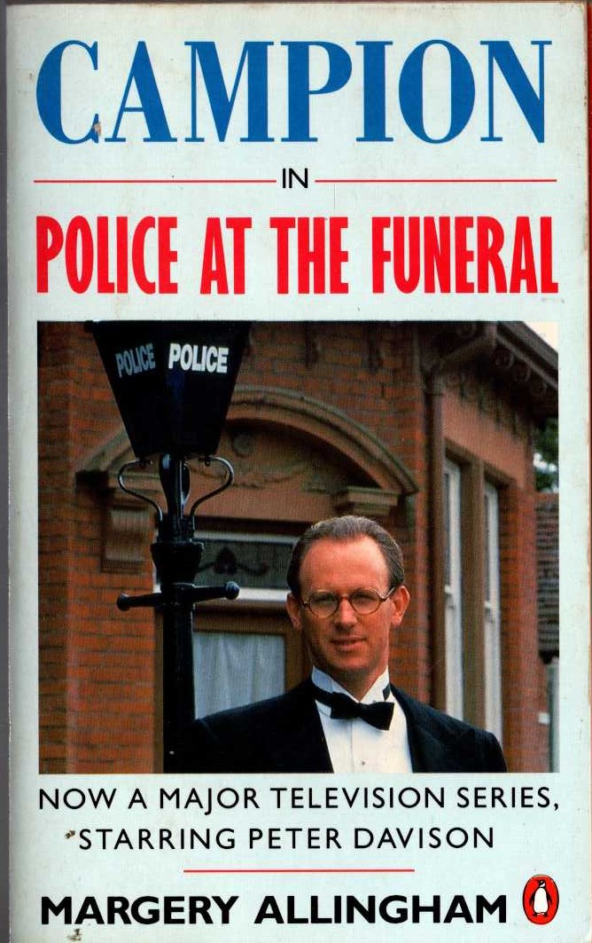 Margery Allingham  POLICE AT THE FUNERAL (TV tie-in) front book cover image