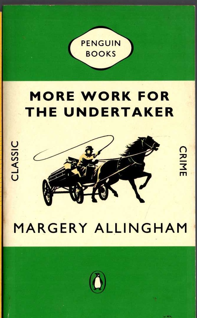 Margery Allingham  MORE WORK FOR THE UNDERTAKER front book cover image