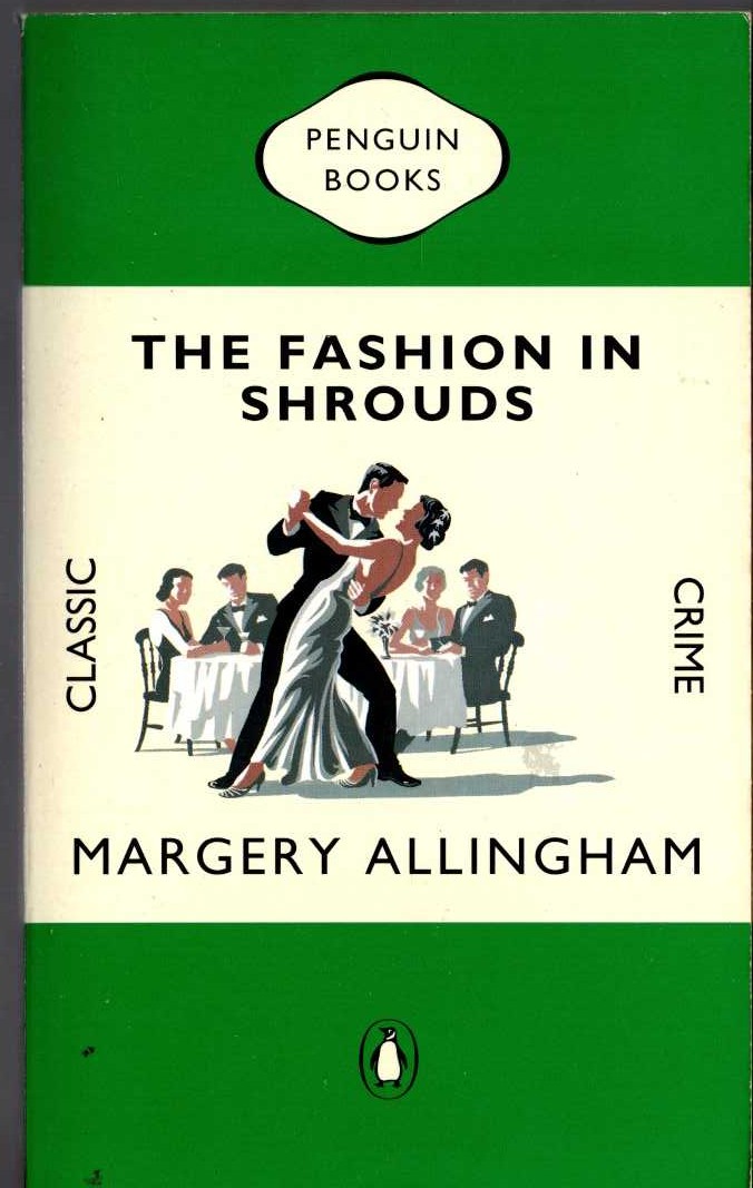 Margery Allingham  THE FASHION IN SHROUDS front book cover image