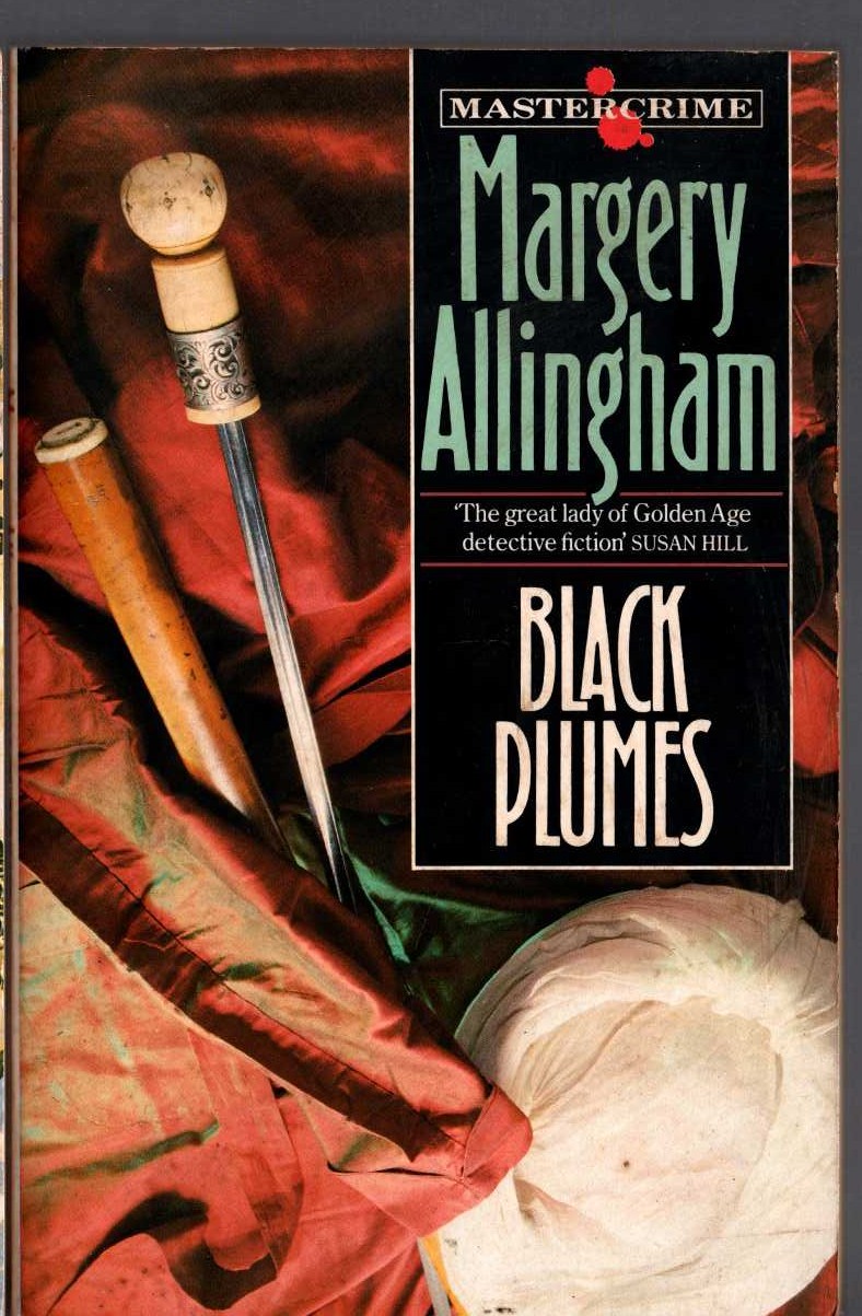 Margery Allingham  BLACK PLUMES front book cover image