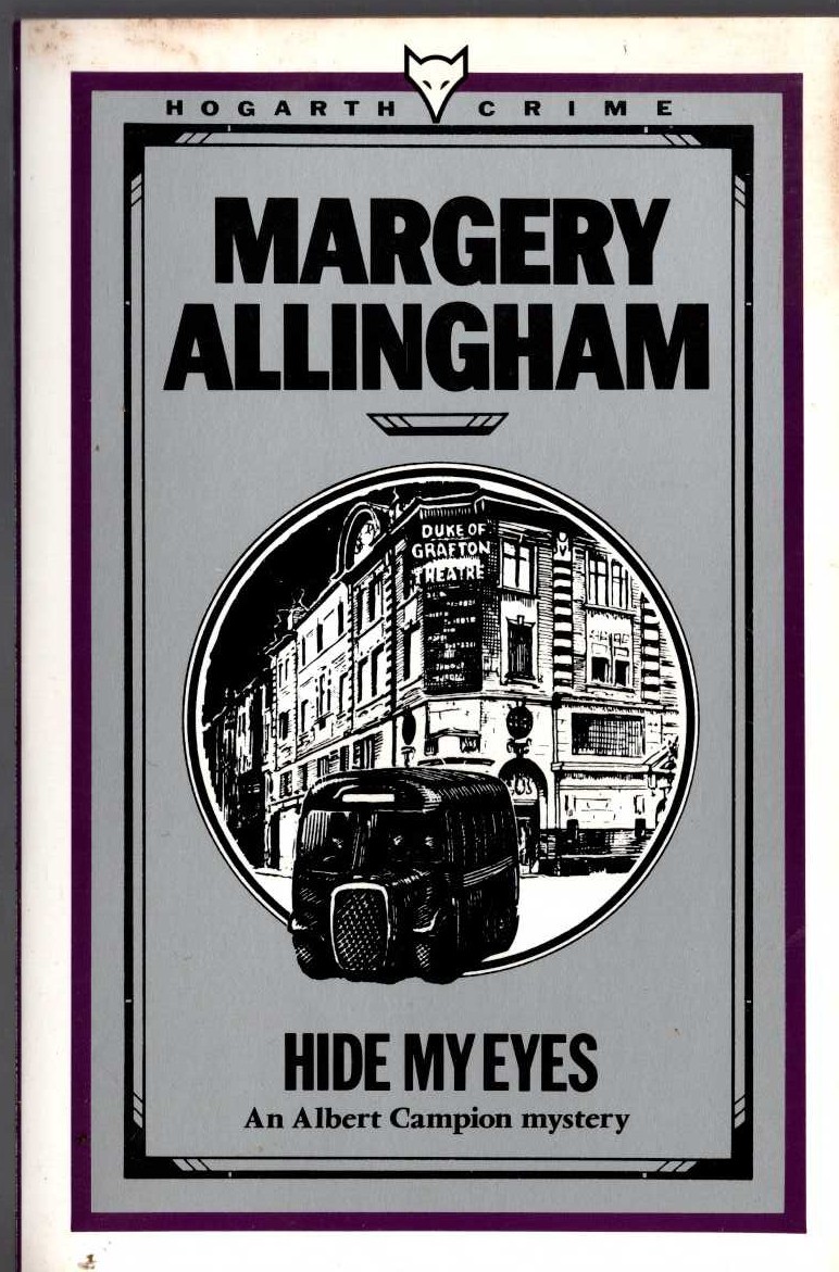 Margery Allingham  HIDE MY EYES front book cover image