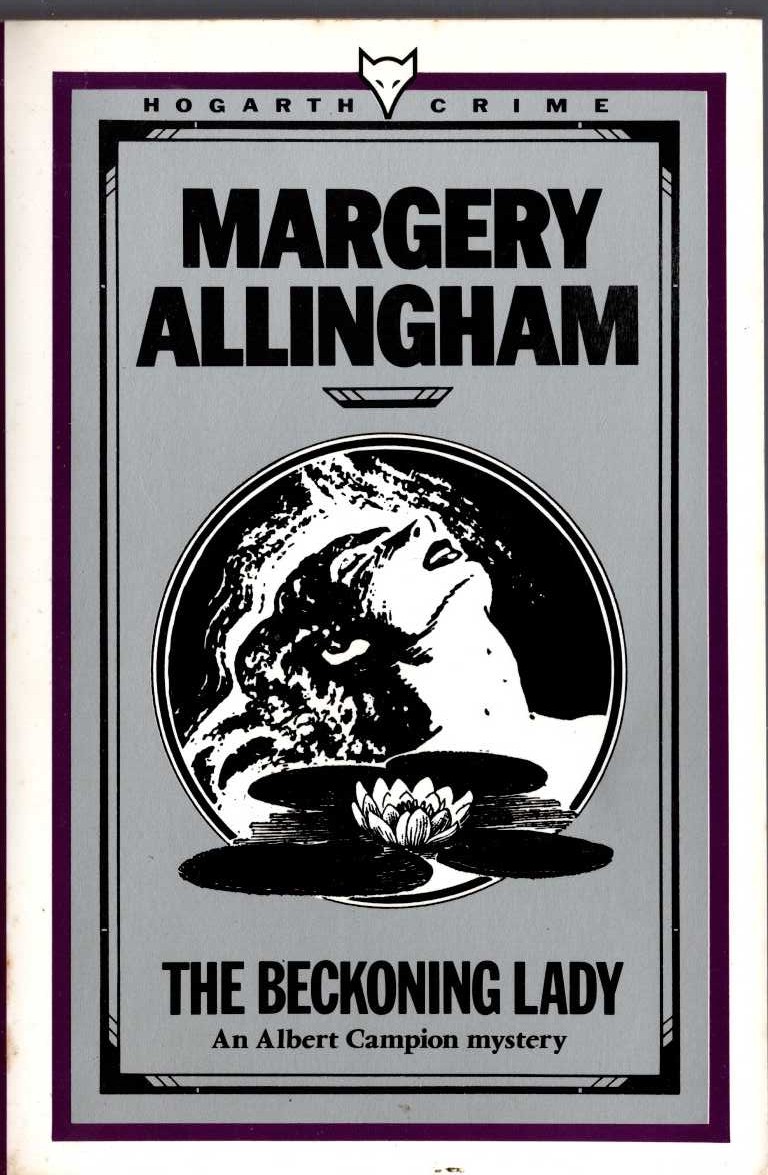 Margery Allingham  THE BECKONING LADY front book cover image