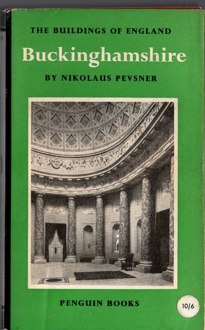 Nikolaus Pevsner  BUCKINGHAMSHIRE (Buildings of England) front book cover image