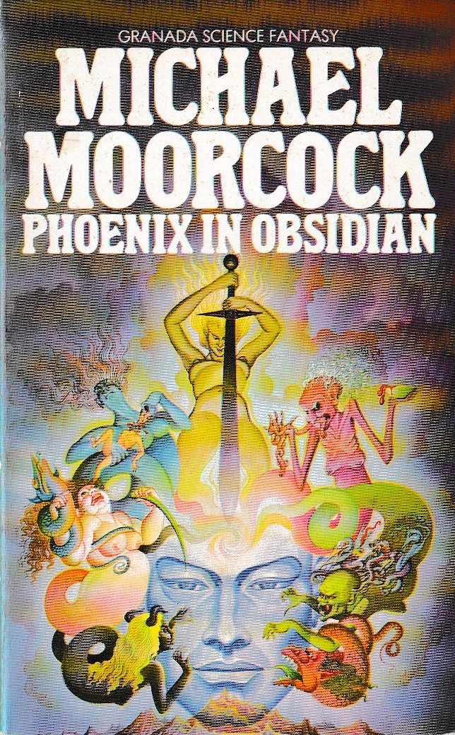 Michael Moorcock  PHOENIX IN OBSIDIAN front book cover image