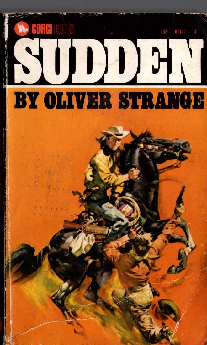 Oliver Strange  SUDDEN front book cover image