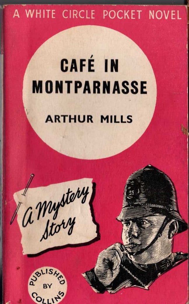 Arthur Mills  CAFE IN MONPARNASSE front book cover image