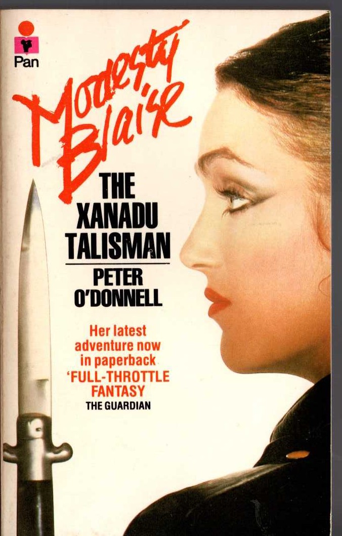 Peter O'Donnell  THE XANADU TALISMAN front book cover image