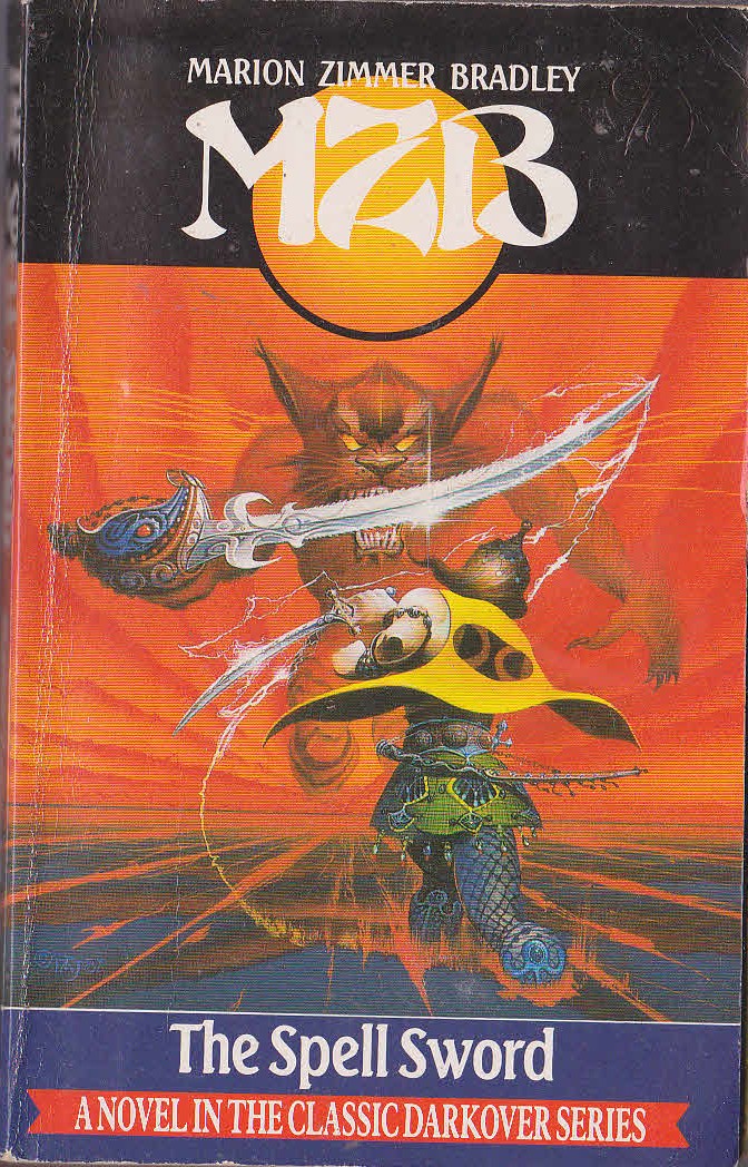 Marion Zimmer Bradley  THE SPELL SWORD front book cover image