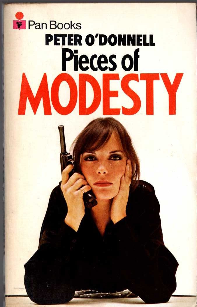 Peter O'Donnell  PIECES OF MODESTY front book cover image
