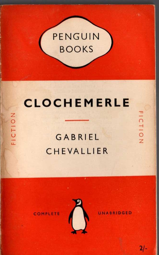 Gabriel Chevallier  CLOCHEMERLE front book cover image