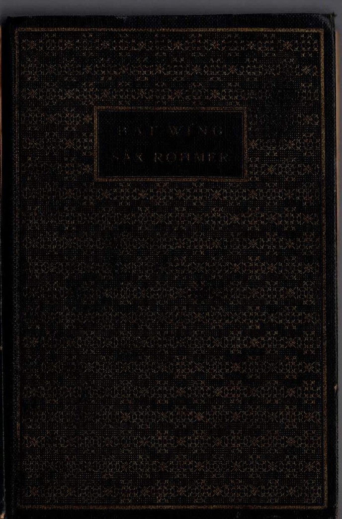BAT-WING front book cover image