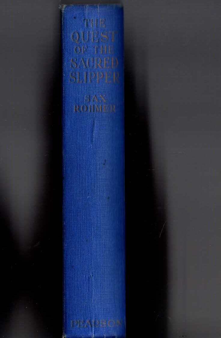 THE QUEST OF THE SACRED SLIPPER front book cover image