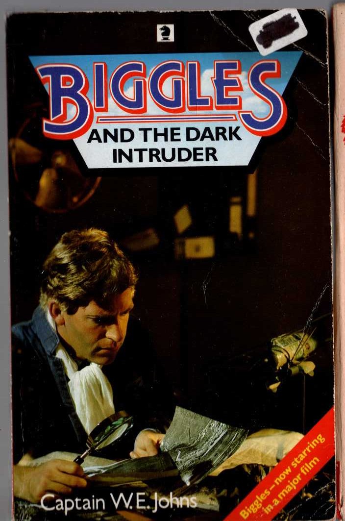 Captain W.E. Johns  BIGGLES AND THE DARK INTRUDER front book cover image