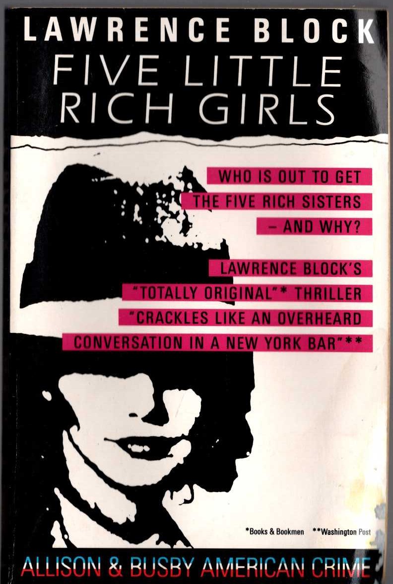 Lawrence Block  FIVE LITTLE RICH GIRLS front book cover image