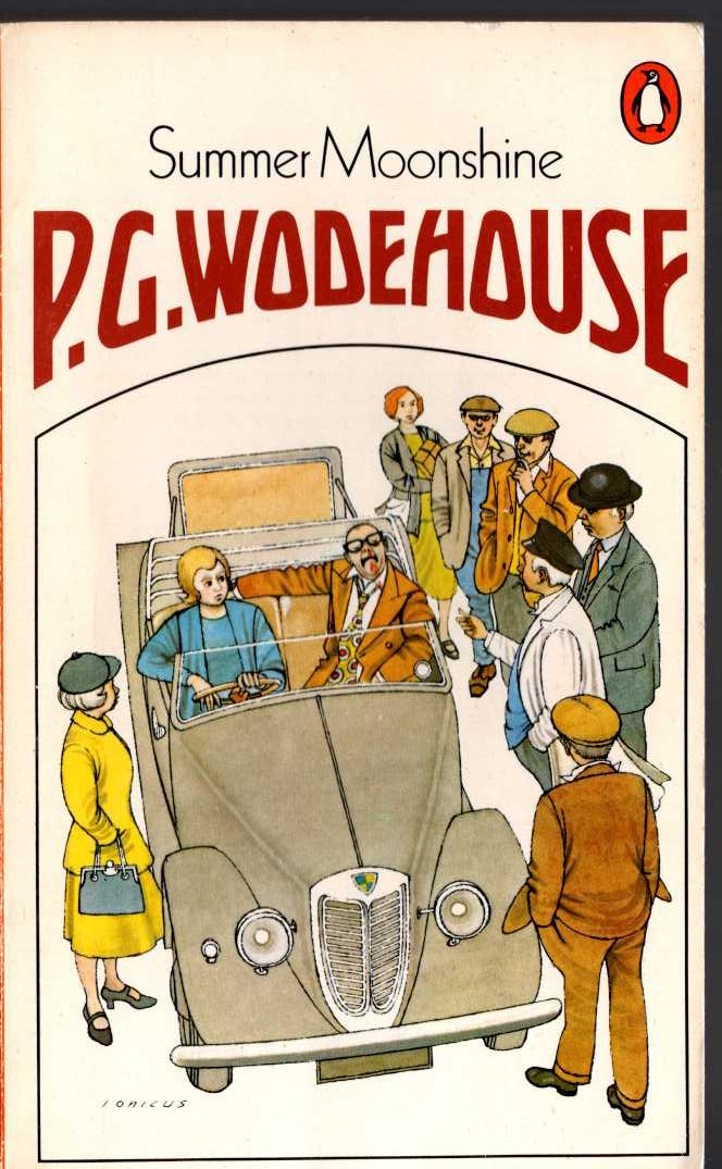 P.G. Wodehouse  SUMMER MOONSHINE front book cover image