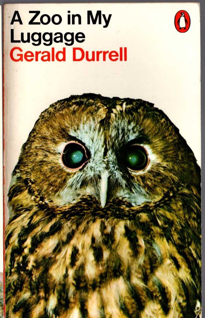 Gerald Durrell  A ZOO IN MY LUGGAGE front book cover image