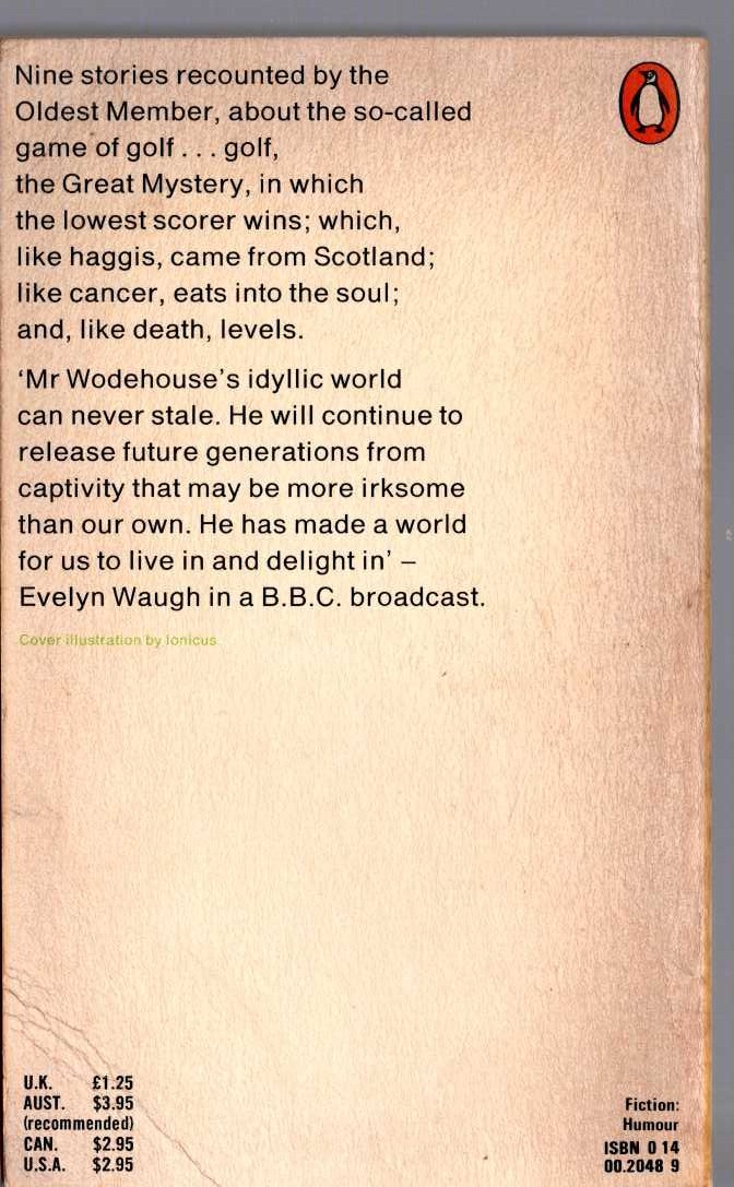 P.G. Wodehouse  THE HEART OF A GOOF magnified rear book cover image