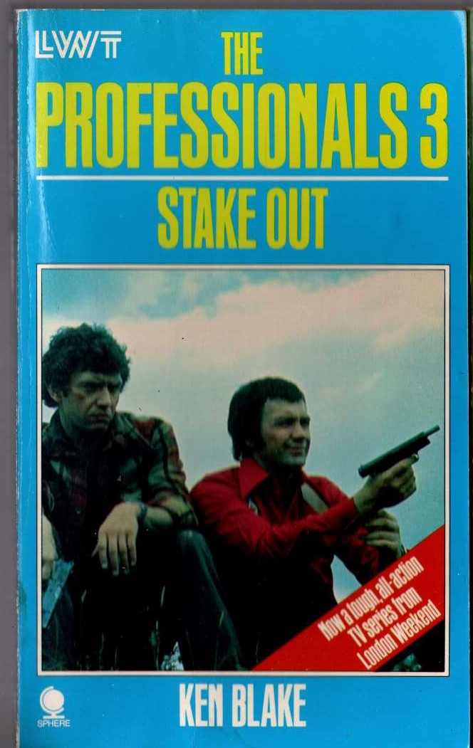 Ken Blake  THE PROFESSIONALS 3: STAKE OUT front book cover image