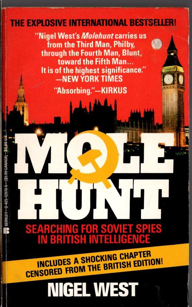 Nigel West  MOLEHUNT front book cover image