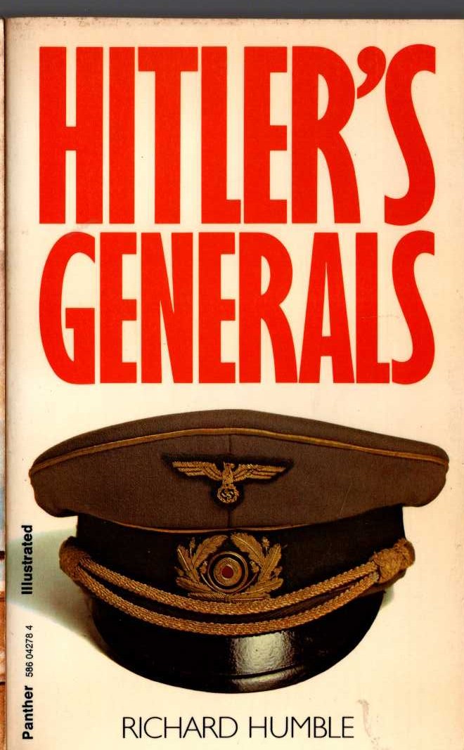 Richard Humble  HITLER'S GENERALS front book cover image