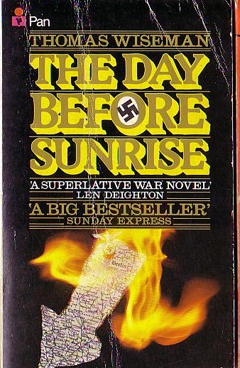Thomas Wiseman  THE DAY BEFORE SUNRISE front book cover image