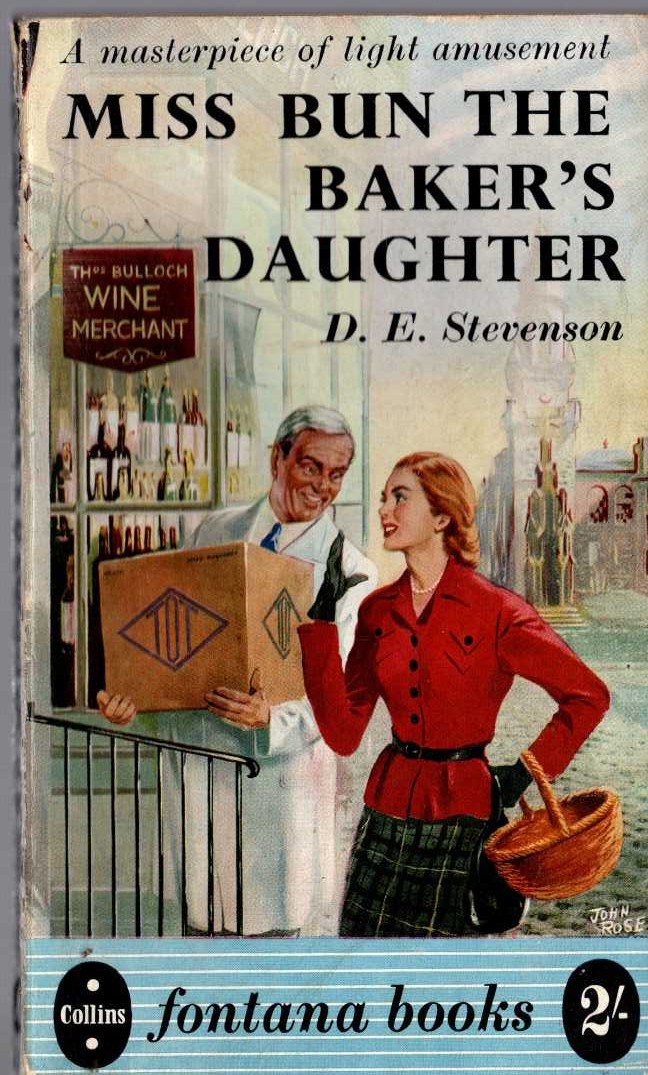 D.E. Stevenson  MISS BUN THE BAKER'S DAUGHTER front book cover image