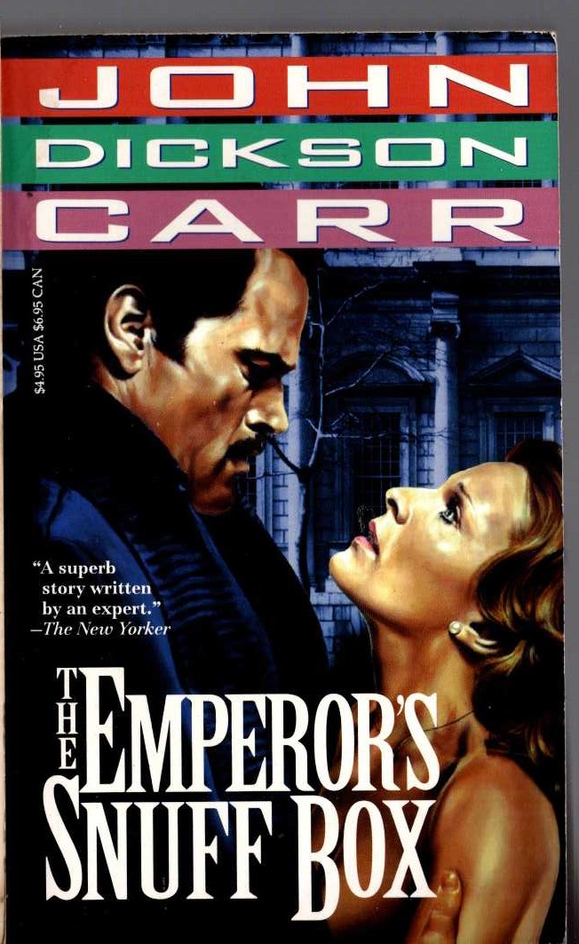 John Dickson Carr  THE EMPORER'S SNUFF-BOX front book cover image