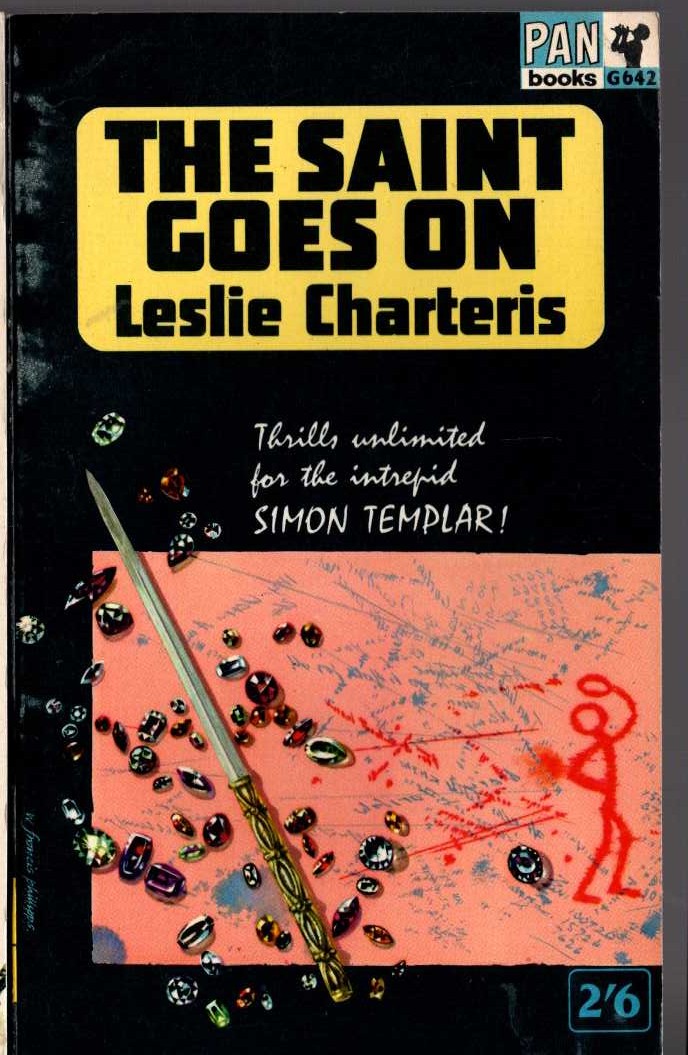 Leslie Charteris  THE SAINT GOES ON front book cover image