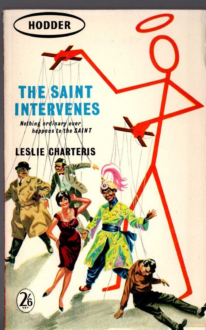 Leslie Charteris  THE SAINT INTERVENES front book cover image